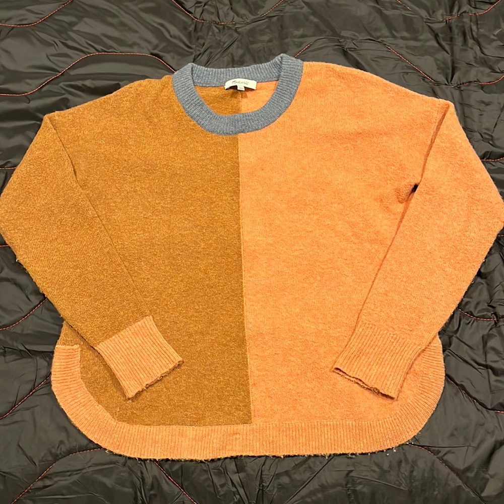 Madewell Crewneck Scalloped Sweater